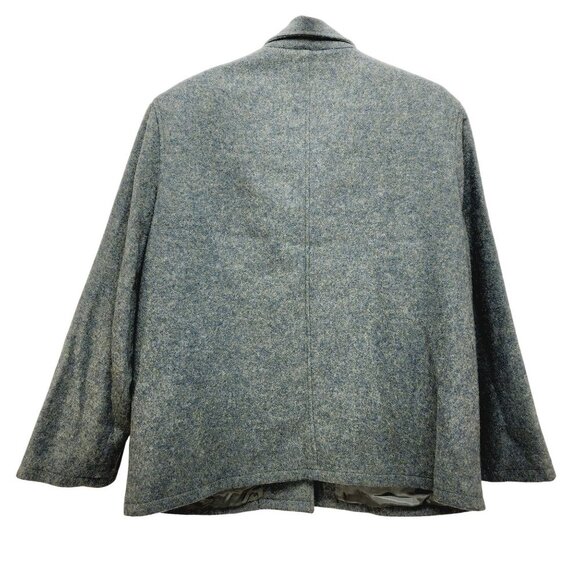 Rafael Wool/Lambswool blend Coat Blazer Jacket Women's Size 14 Green Button-Up - Picture 10 of 10